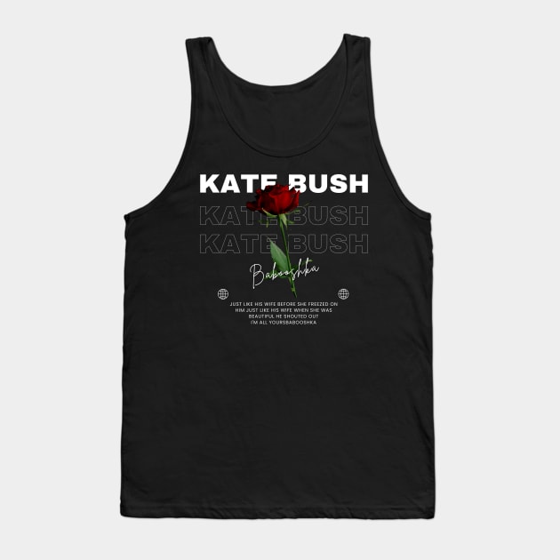 Kate Bush // Flower Tank Top by TOY MACHINE 